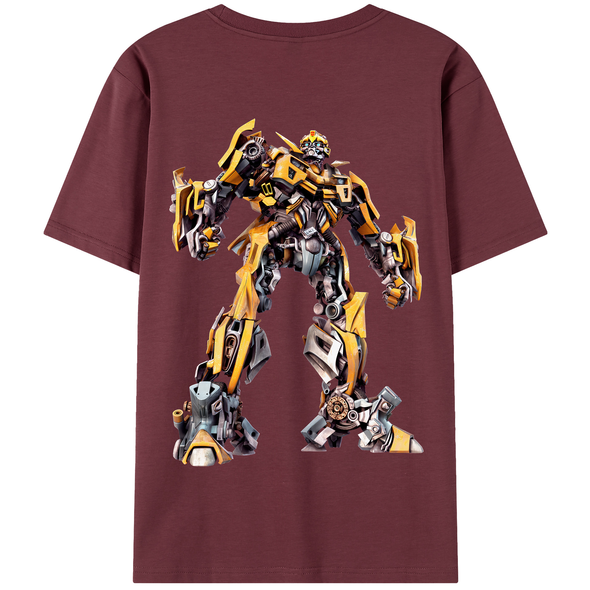 （画像用） Transformers トランスフォーマー 綿100％半袖Tシャツ（背面プリント）